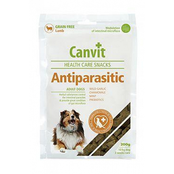 Canvit Snacks Przeciwpasożytnicze 200g