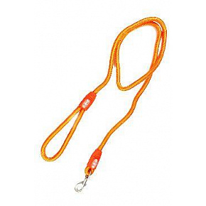 Smycz BUSTER Reflective linowa 120cm/13mm pomarańczowa Smycz BUSTER Reflective linowa 120cm/13mm pomarańczowa