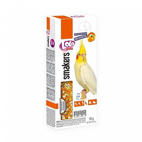LOLO SMAKERS 2 klasy pomarańczowe dla papużek 90 g
