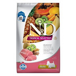 Farmina N&D dog TROPICAL SELECTION (AG) adult mini, wieprzowina 5 kg