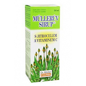 Syrop z babki lancetowatej 245ml z wit. C / Dr. Muller