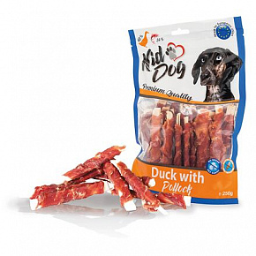 KIDDOG kacze mięso na plasterku z dorsza 250 g