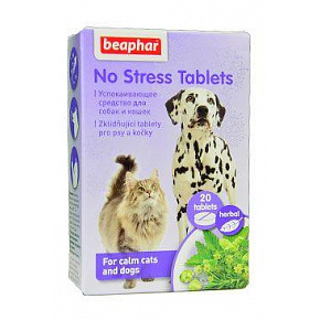 Beaphar No Stress Tabletki dla psów i kotów 20 sztuk