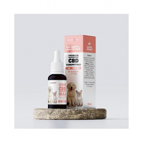 Olej konopny CBD 5% 10 ml (270 kropli) dla psów i kotów do 11 kg