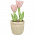 Tulipany w doniczce, pluszowa zabawka dla psów, 27 cm - OFERTA LIMITOWANA