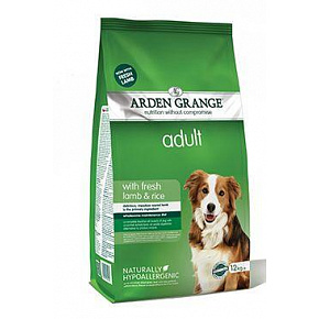 Arden Grange Dog Adult z świeżą jagnięciną i ryżem 12kg