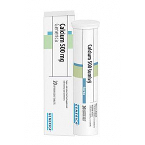 Calcium 500 musujący forte Generica eff 20tbl