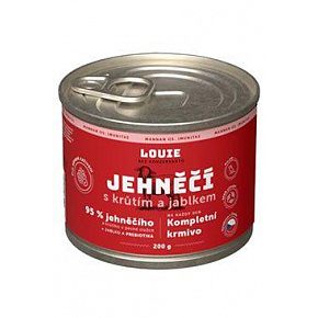 Louie Dog konserwa. Jagnięcina z indykiem, jabłkami.prebiotyki 200g