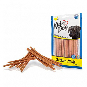 KIDDOG pałeczki z kurczaka ekstra cienkie 80 g KIDDOG pałeczki z kurczaka ekstra cienkie 80 g