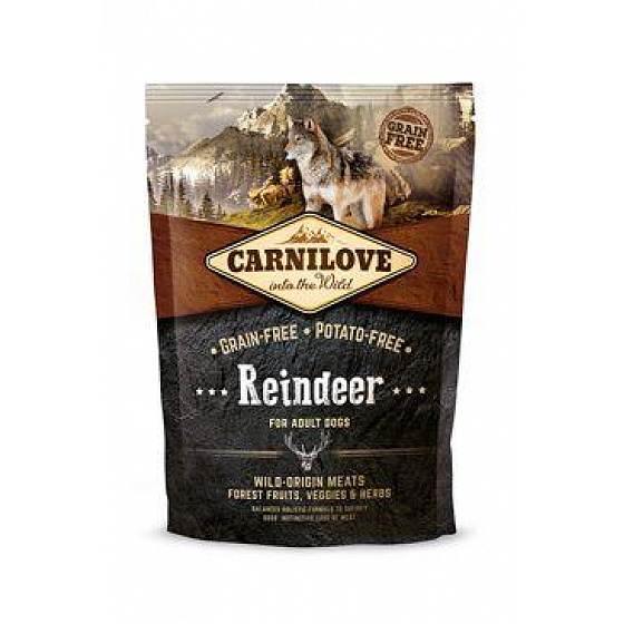 Carnilove Dog Renifer dla Dorosłych 1,5kg
