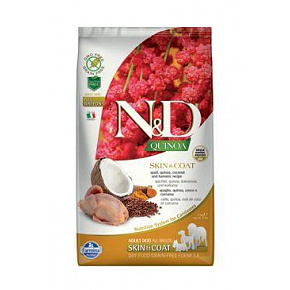 N&D Quinoa DOG Skin & Coat Przepiórka & Kokos 2,5kg