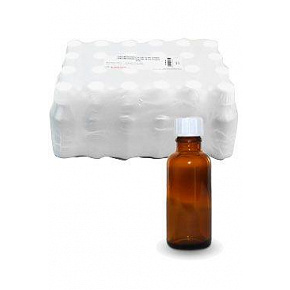 Butelka 50ml brązowa, zakrętka 18mm/24szt.
