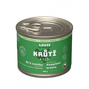 Louie Dog konserwa. Indyk z ryżem i prebiotykami 200g
