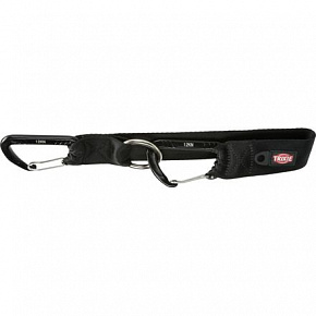 Uniwersalny pas taśmowy, 2 karabińczyki, XS-S: 30 cm/ 25 mm