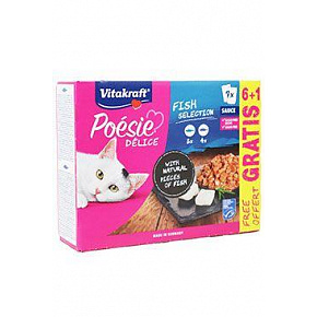 Vitakraft Cat Poésie Délice Multipack rybny 6x85g