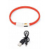 Obroża USB Visio Light LED ładowalna 35cm czerwona KAR