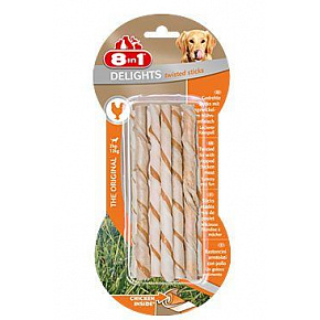 Przysmak 8in1 Delights Chicken Twisted Sticks 10 szt.