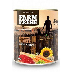 Farm Fresh Dog Horse with Carrot puszka 800g