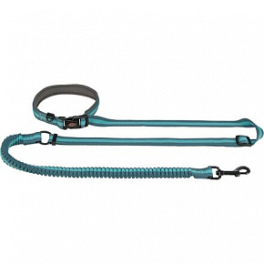 Smycz do joggingu 1,33-1,80 m/20 mm petrol/aqua