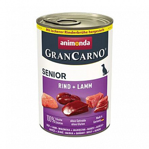 GRANCARNO Senior - wołowina, jagnięcina 400g