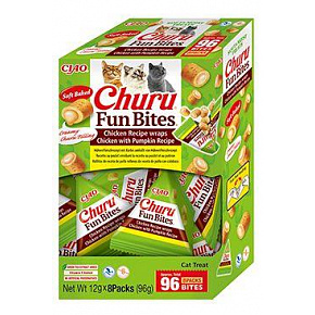 Churu Cat BOX Fun Bites Chicken wraps Chick&Pumpk8x12g