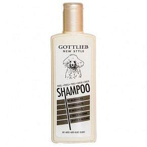 Gottlieb Pudel szampon 300 ml - dla białych pudli z olejem makadamia