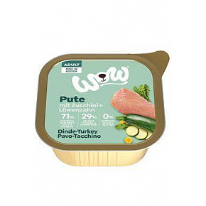 WOW Pasztet dla psa Adult indyk z cukinią 150g WOW Pasztet dla psa Adult indyk z cukinią 150g