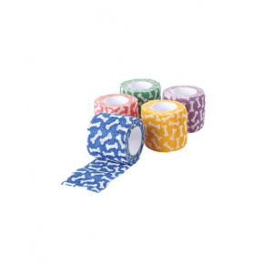 Bandaż KRUUSE Fun-Flex Bones 7,5 cm x 4,5 m, 10 szt.