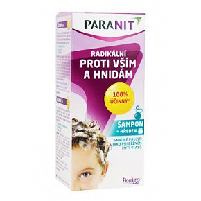 Paranit Szampon+grzebień na wszy radykalny 100ml