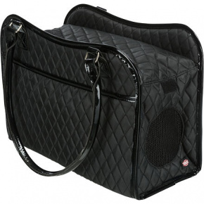 Torba AMINA nylonowa czarna 18x29x37 cm (max. 5kg)