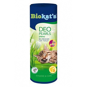 Biokat's odświeżacz WC DEO Pearls white flowers 700g