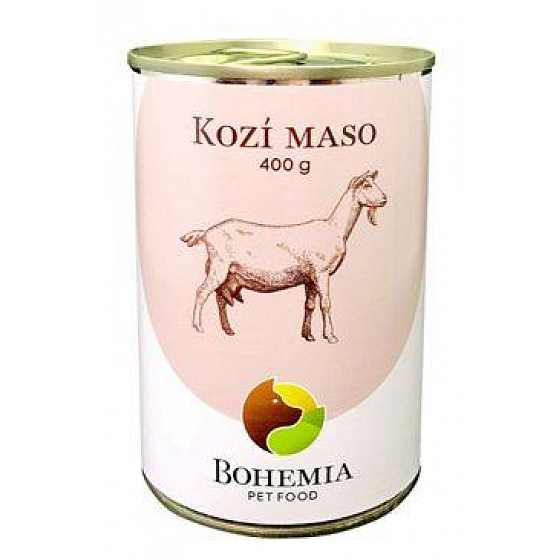 BOHEMIA MASO Koza we własnym sosie 400g