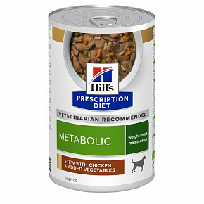 HILLS PD CA Adult METABOLIC Chicken&veg Stew Konzerva 354 g