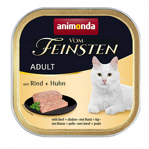 ANIMONDA pasztet ADULT - wołowina, kurczak dla kotów 100g