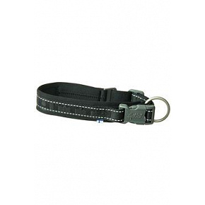 Obroża Hurtta Casual ECO czarna 25-35cm