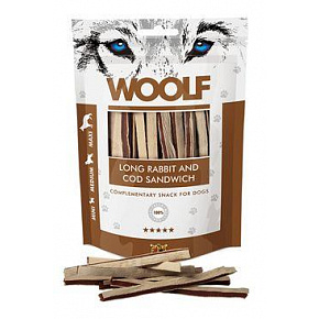 WOOLF Classic poch. Long Rabbit i Kanapkowy Kod 100g