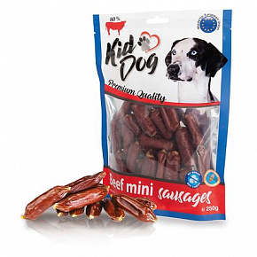 KIDDOG wołowe mini kiełbaski 250 g KIDDOG wołowe mini kiełbaski 250 g