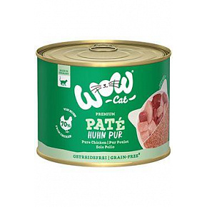 WOW Cat konserwa. Adult Paté PUR kurczak 200g