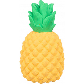 Ananas, lateksowa zabawka z dźwiękiem, 14 cm