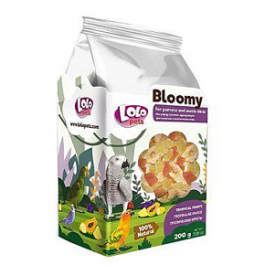 Tropické ovoce BLOOMY pro papoušky a exoty 200g Tropické ovoce BLOOMY pro papoušky a exoty 200g