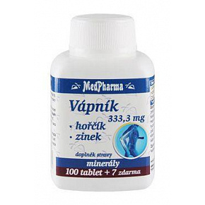 Wapń Magnez Cynk MedPharma 107tbl