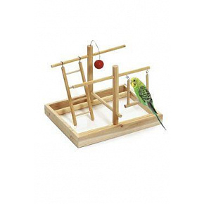 Zabawka ptak Plac zabaw 28x23x23cm drewno KAR