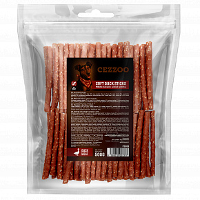 CEZZOO SNACK Miękkie pałeczki z kaczki 500g