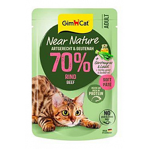 GimCat Near Nature saszetka wołowina 85g