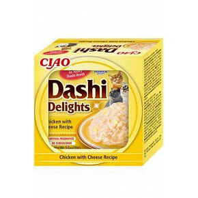 Inaba Dashi Delights kot Kura z serem 70 g tacka Inaba Dashi Delights kot Kura z serem 70 g tacka