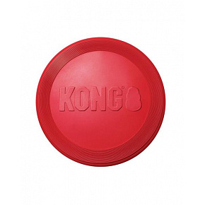 Zabawka Kong Dog Classic Flyer frisbee, czerwony, guma naturalna, S