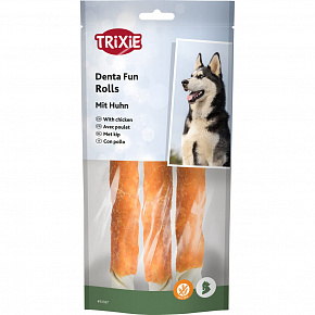 DentaFun pałeczka owinięta kurczakiem 3 szt., 17 cm/140 g DentaFun pałeczka owinięta kurczakiem 3 szt., 17 cm/140 g
