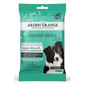 Arden Grange Dental Sticks z Miętą i Superfoods 180g