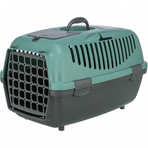 Transportní box CAPRI II, XS-S: 37x34x55cm (max. 8kg), tmavě šedá/petrolejová Transportní box CAPRI II, XS-S: 37x34x55cm (max. 8kg), tmavě šedá/petrolejová