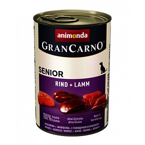 Animonda GRANCARNO® dog senior wołowina i jagnięcina opak. 6 x 400g puszka